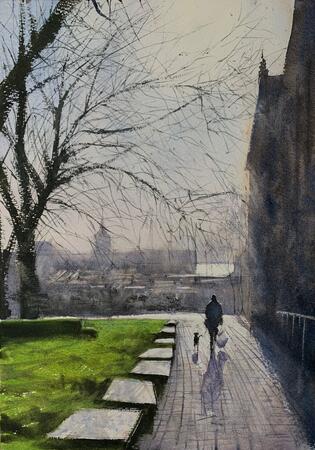 Winter light, St Nicholas Church, Brighton