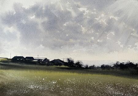 Distant horizon (the view over Brighton from Devil's Dyke Rd)