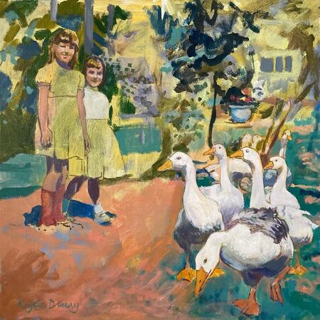 Girls and Geese