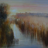 Sunset over the Arun