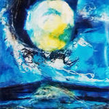 moonlight over the sea