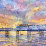 Brighton Piers Sunset
