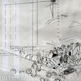 Western Road scroll drawing (detail)