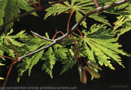 Summer Days,Original watercolour and gouache art work