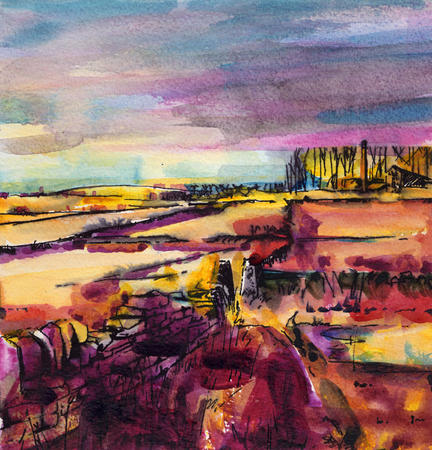 Through the fields to Oldtown