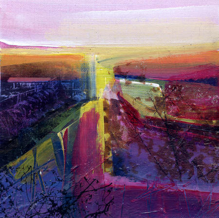 Evening sunlight, Fearney Fields