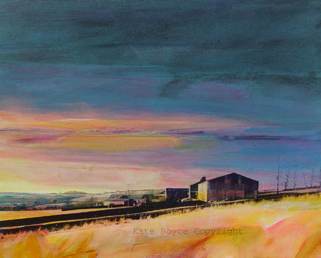 Sunset, Higher Crimsworth, Pecket Well