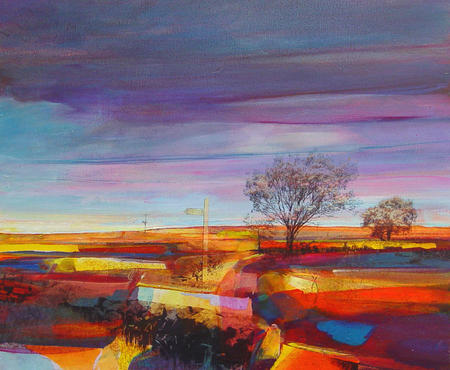 Autumn Sunlight towards Haworth,  