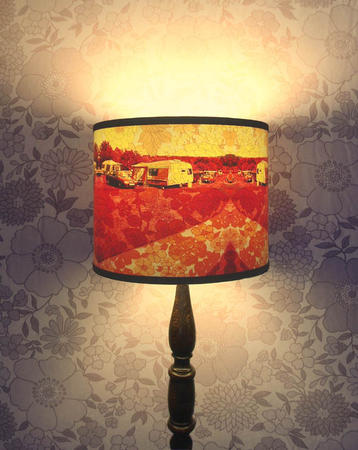 Caravan of Love - Red Colourway (Lamp Base Fitting)