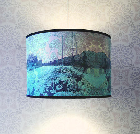 Suburban Dream - Blue Colourway (Pendant fitting)