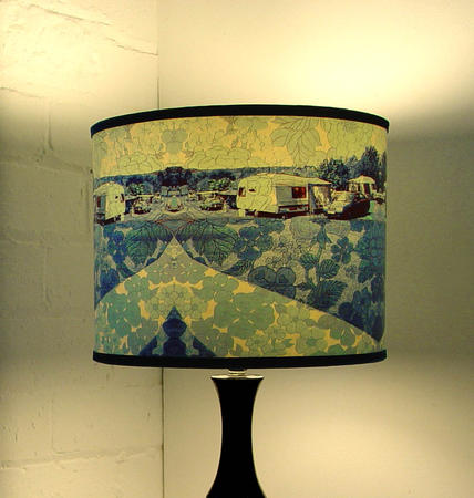 Caravan of Love - Blue Colourway (Lamp Base Fitting)