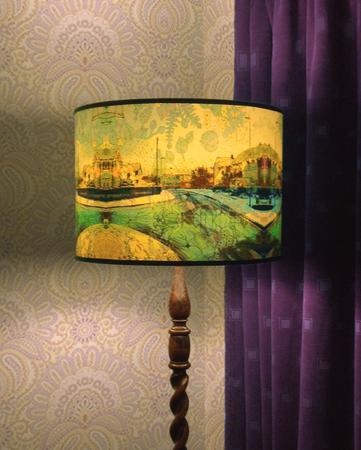 Large Buddleia for Standard Lamp