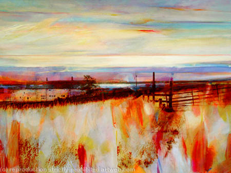 Glowing Remains Of The Day, Wadsworth Moor.