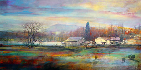 From Loughrigg Tarn Towards Coniston Fell.