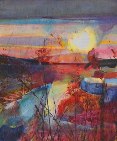 Sunset Over Shackleton Knoll