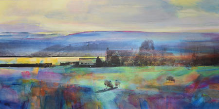 Through Summer Fields Towards Turn Hill