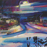 Nightfall on Hilltop Suburbia