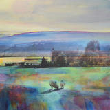 Through Summer Fields Towards Turn Hill