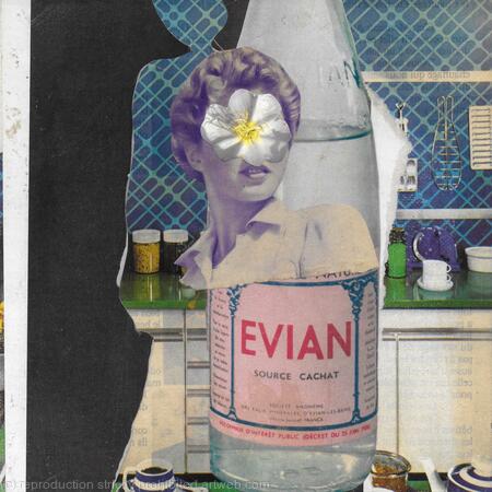 Ingrid Bergman on Blue Interior