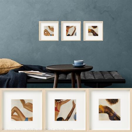 Bikini Lines Triptych 1