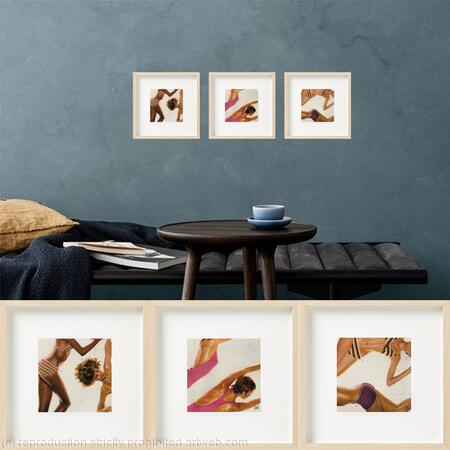 Bikini Lines Triptych 2