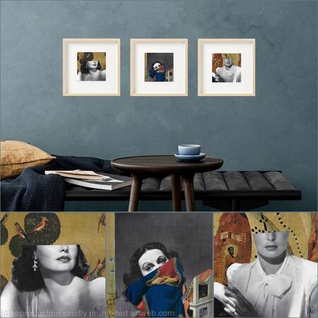 Hollywood Icons Triptych 1