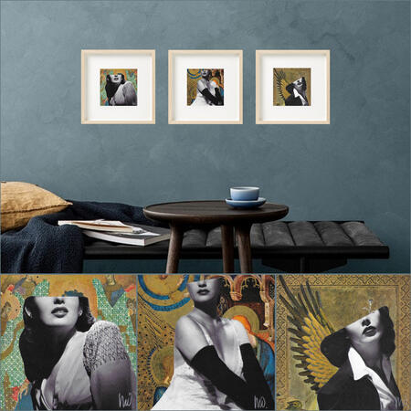 Hollywood Icons, triptych 3