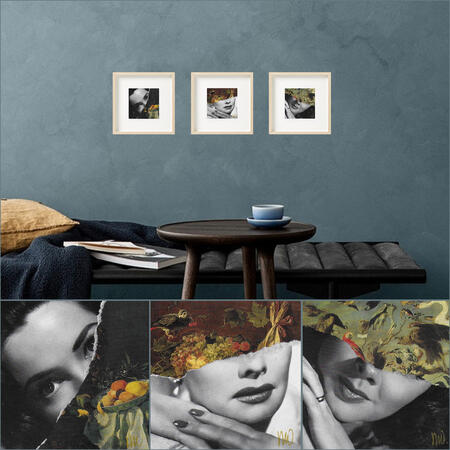 Hollywood Icons, triptych 5