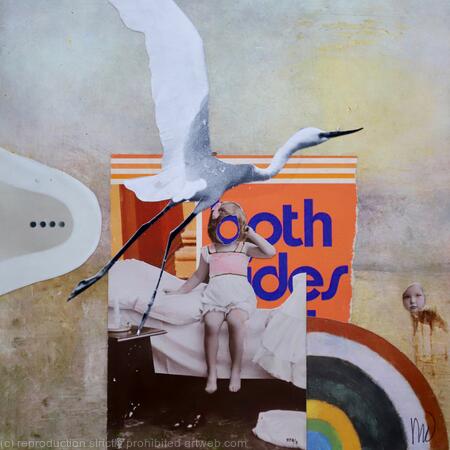 Strange Composition with Bird