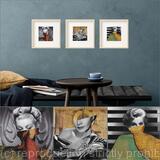 Hollywood Icons, triptych 4