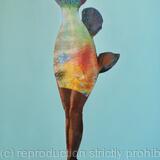 Strange Mermaid in Blue