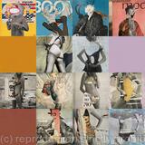 20 x 20 cm canvas compositions