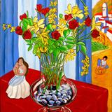 Between red and blue