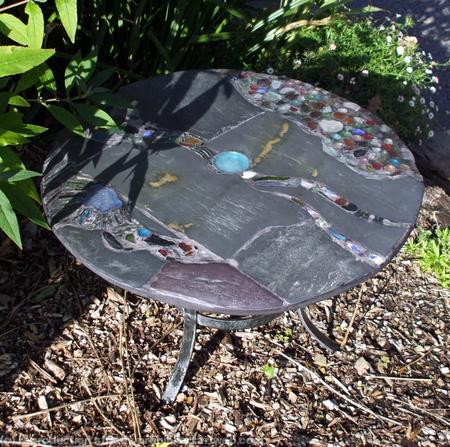 Garden table, 'Shingle Dreaming'
