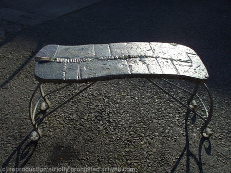 'Walkabout', garden bench