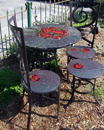 Peony Rose patio furniture set