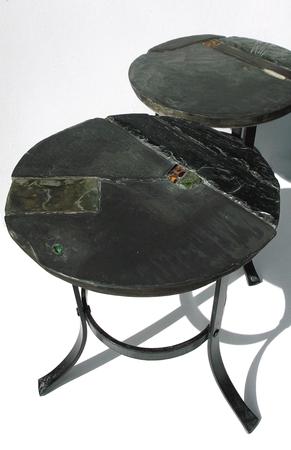 Occasional garden tables and stools