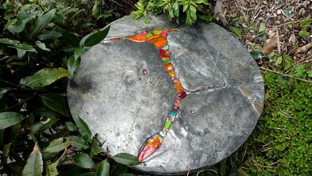 Lava Flow garden table