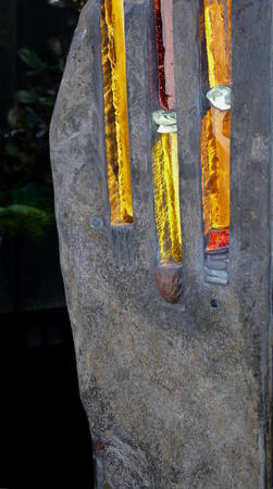 Sun Worship standing sculpture. Click image for information.