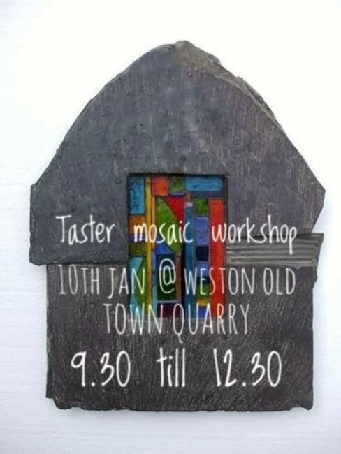 Mosaic a slate frame