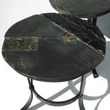 Occasional garden tables and stools