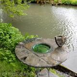 Finders Keepers sculptural bird bath