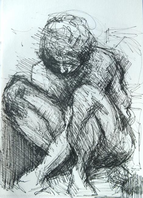 V&A Cast Courts Michelangelo Crouching Boy 2