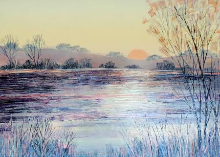 Golden Evening on the Lake