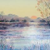 Golden Evening on the Lake