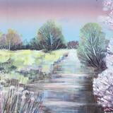 Spring Blossom on the River