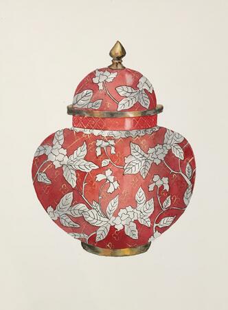 Red Ginger Jar