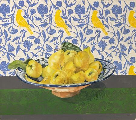 Quinces and Yellow Bird