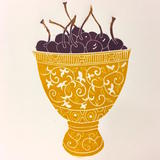 Cherries in Yellow Bowl