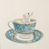 Mouse in Spode Teacup